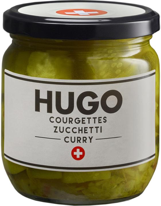 Actual product image Hugo Reitzel Swiss courgettes in curry (420 g)
