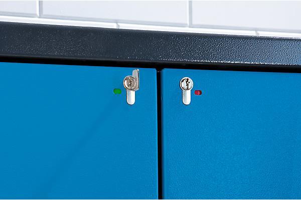 Produktbild eurokraft pro Gefahrstoffschrank, feuerbeständig (60 cm, 195.50 cm)