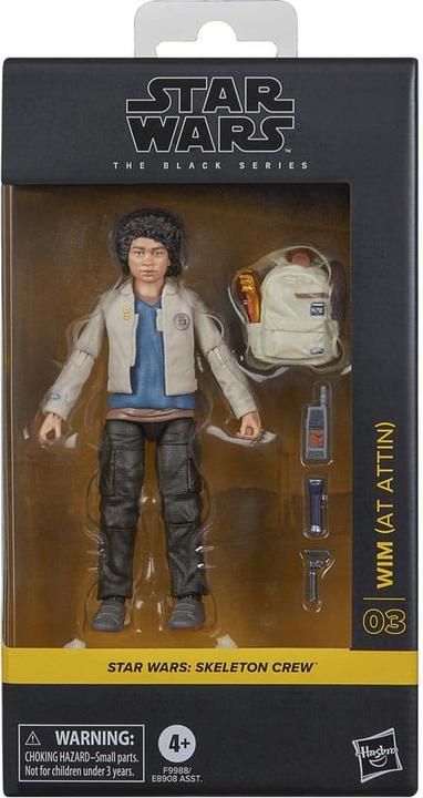 Actual product image Hasbro Star Wars: Skeleton Crew Black Series Action Figure Wim (At Attin) 15 cm