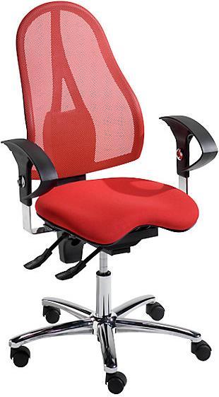 Image du produit Topstar Fauteuil pivotant pour opérateur, mécanisme de contact permanent et siège orthopédique Orthositz®.