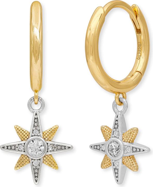 Produktbild Engelsrufer Creolen New Star (Farbstein, 925er Silber)