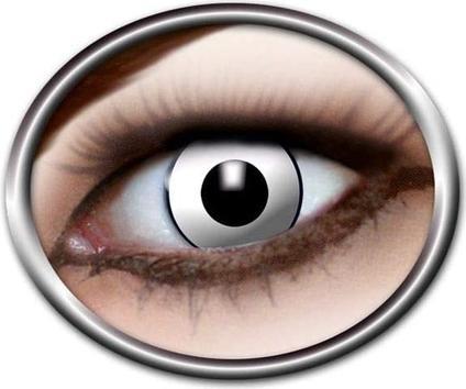 Actual product image Joker Lenses - Zombie White (1 Week) (90773) (White)