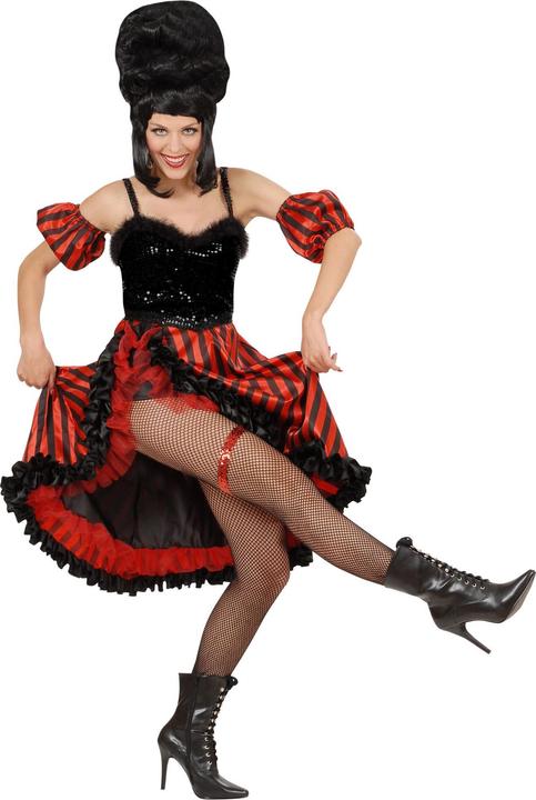Immagine prodotto Widmann CAN CAN TÄNZERIN in 3 Farben sort. (Kleid, Armstulpen, Strumpfband), M (M)
