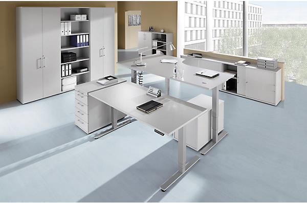 Image du produit kaiserkraft UPLINER-2.0 - Bureau debout, hauteur réglable électriquement (1800 x 800 x 635 mm)