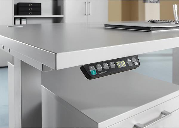 Image du produit kaiserkraft UPLINER-2.0 - Bureau debout, hauteur réglable électriquement (1600 x 800 x 635 mm)