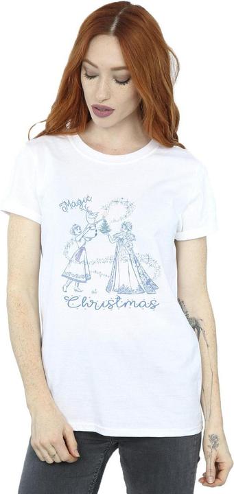 Immagine prodotto Disney Frozen Magic Christmas Maglietta Ampia Donna (XL)