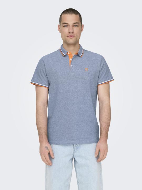 Produktbild Only & Sons Normal geschnitten Polokragen Poloshirt Polo (XXL)