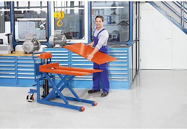 Immagine prodotto kaiserkraft Carrello elevatore basso con forca, piattaforma (1000 kg)