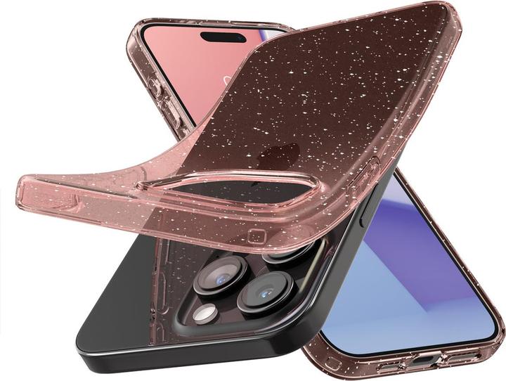 Actual product image Spigen Liquid Crystal Iphone 15 Pro Max Glitter Crystal (Apple iPhone 15 Pro Max)