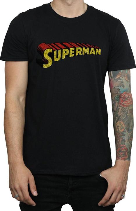 Produktbild Superman Telescopic Crackle Logo TShirt (L)