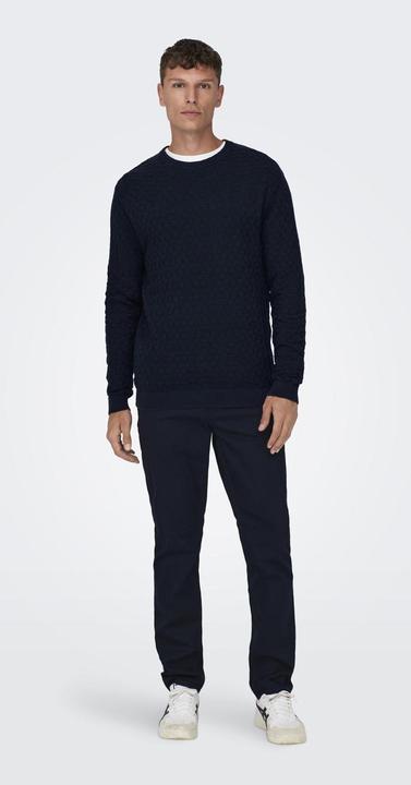 Produktbild Only & Sons Onskalle Reg 12 Struc Crew Knit Noos (XS)