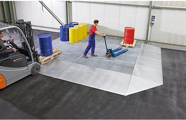 Produktbild kaiserkraft Flachwanne aus verzinktem Stahl
