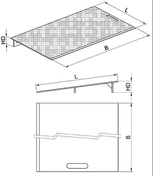 Actual product image kaiserkraft Wedge bridge