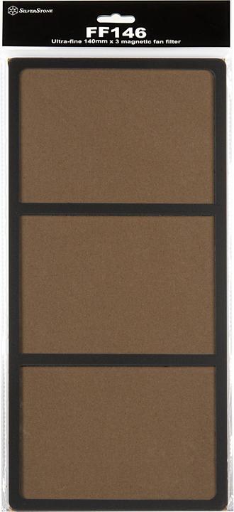 Actual product image Silverstone SST-FF146B magnetic dust filter