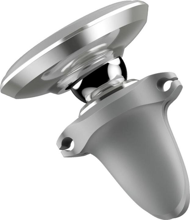 Produktbild Baseus Magnetic Air Vent Car Mount Holder with cable clip (silver)