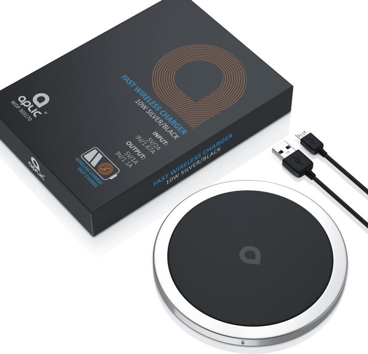 Image du produit Aplic Station de recharge rapide par induction Qi 1.1 (10 W)
