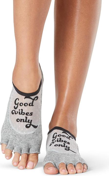 Actual product image Toesox Luna motto half toe socks (S)