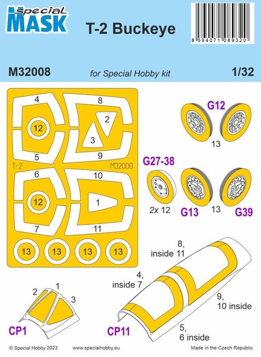 Produktbild Special Hobby T-2 Buckeye MASK 1/32