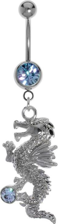 Produktbild Bijouteria Bauchpiercing (Chirurgenstahl 316L, Kristall, Messing rhodiniert)