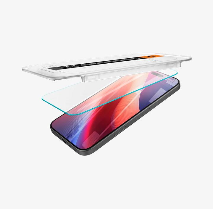 Actual product image Spigen Glas (2 Piece, Apple iPhone 16 Pro)