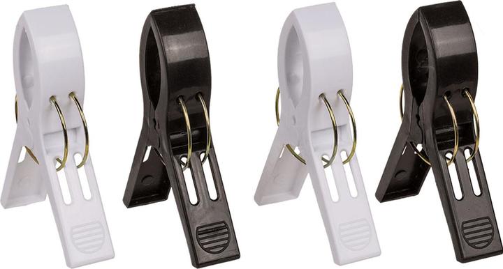 Immagine prodotto Magni Mollette per abiti grandi in bianco e nero 4s