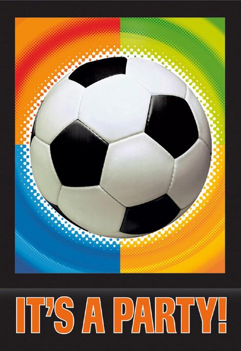 Image du produit Amscan Cartes d'invitation Kicker Party 8 pièces (8 pcs)