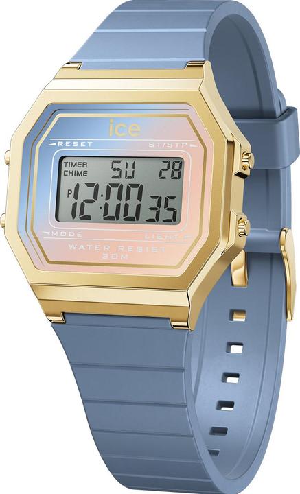 Produktbild ICE Watch ICE-Watch ICE digit retro - Blue majestic - Small Armbanduhr (Digitaluhr, 32 mm)