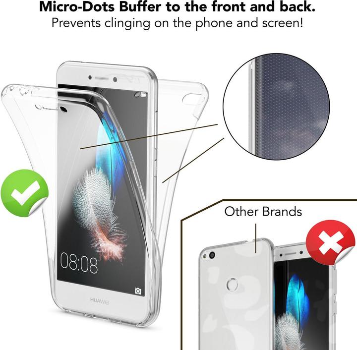 Actual product image Nalia 360 degree cell phone case (Huawei P8 Lite (2017))