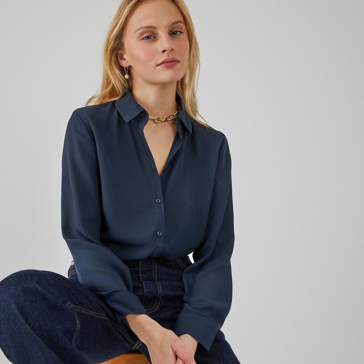 Produktbild La Redoute Collections Bluse mit langen Ärmeln (38)