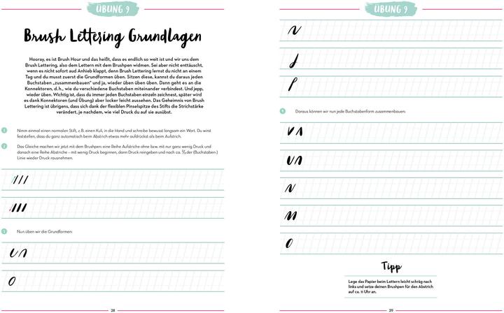 Immagine prodotto Handlettering – Super easy! Übungsheft mit original Tombow ABT Dual Brush Pen (Tedesco, Edizione Michael Fischer, 2021)