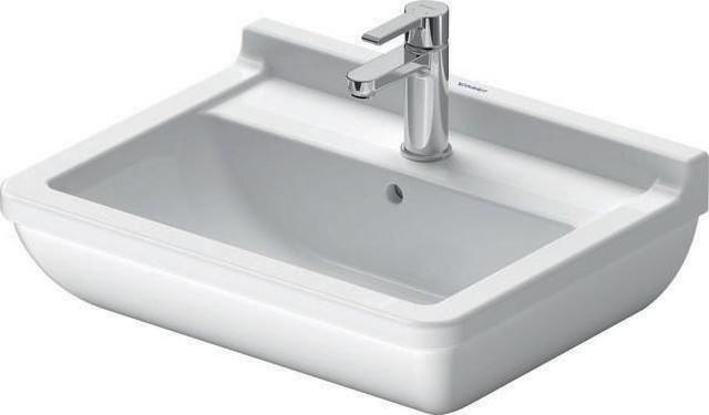 Actual product image Duravit Washbasin STARCK 3 m ÜL HLB 1 tap hole 600x450mm white WG (450 mm, 600 mm)
