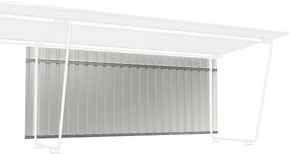 Actual product image kaiserkraft Back wall to flat roof roofing