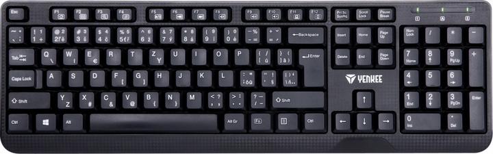 Produktbild Yenkee 1002CS keyboard with cable Black CZ + SK (YKB 1002CS) (DE, Kabelgebunden)