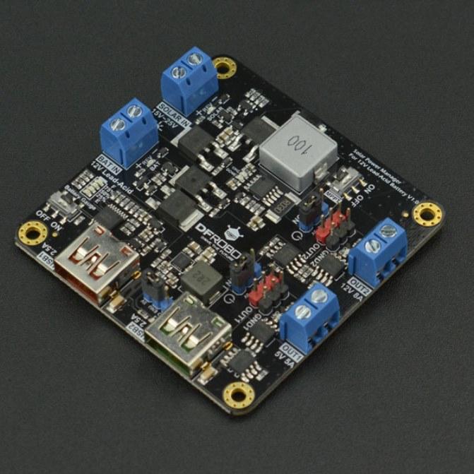 Actual product image DFRobot Solar Power Manager for 12V Lead-Acid Batteries