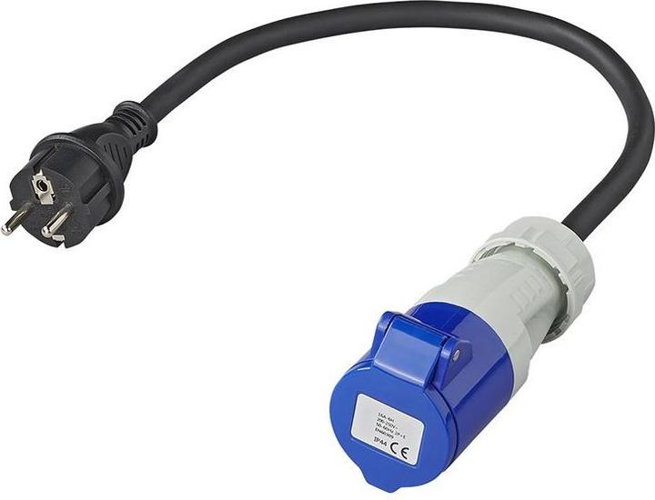 Produktbild ProPlus Adapterkabel 40cm 3x2,5mm² von Schuko Stecker nach CEE