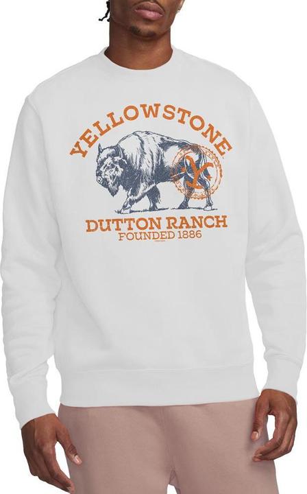 Actual product image Yellowstone Unisex Adult Dutton Ranch Buffalo Sweatshirt (S)