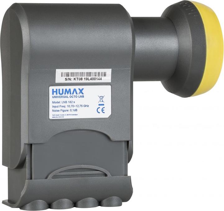 Produktbild Humax LNB 182s - F - 4 cm - 60 mm - 135 mm - 115 mm - 470 g (Octo LNB, 40mm)