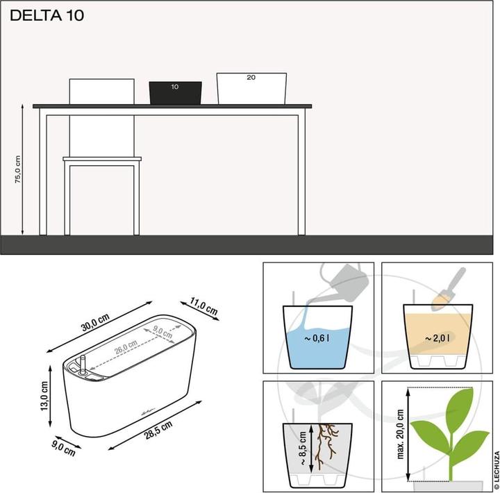 Image du produit Lechuza Delta (11 cm)