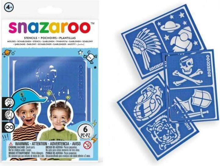 Actual product image Snazaroo Stencils boys