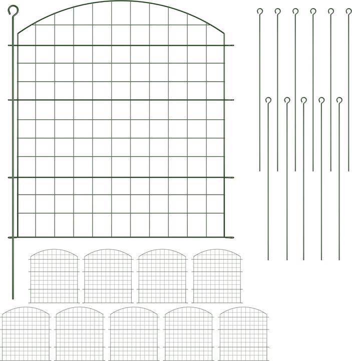 Actual product image Relaxdays Pond fence set