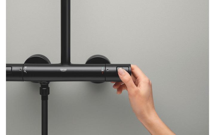 Produktbild Grohe Vitalio Start System 250 Duschsystem mit Thermostatbatterie, Schweizer Stichmass, variable Bohrlöche