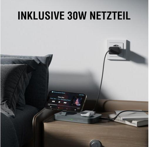 Immagine prodotto 4smarts Stazione di ricarica Qi2 Trident (25 W)