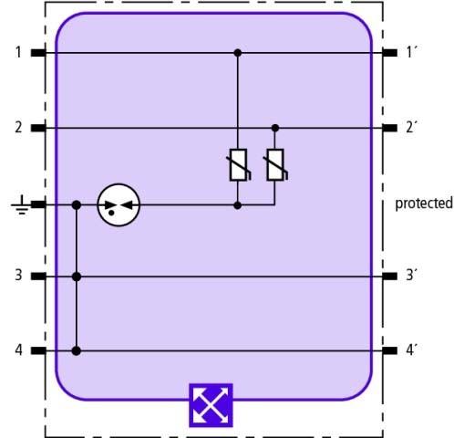 Immagine prodotto Dehn Modulo scaricatore di sovratensione