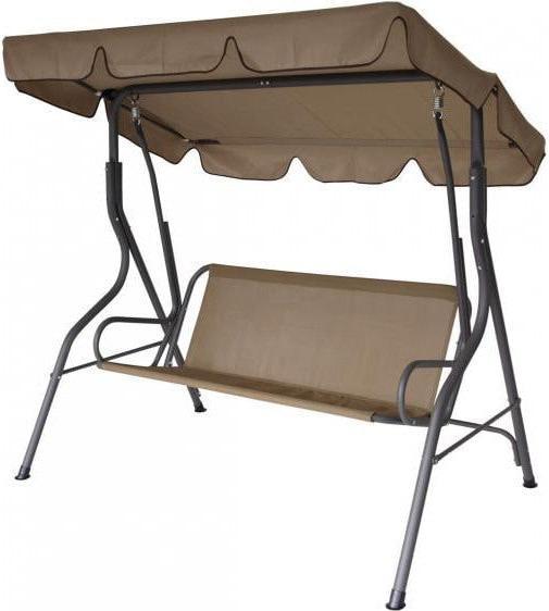 Produktbild Degamo Hollywoodschaukel FLORIDA 3-sitzer, grau/creme