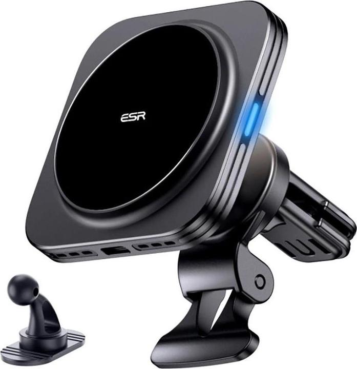 Actual product image ESR HaloLock CryoBoost MagSafe Car Mount Wireless Charger