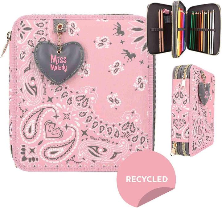 Produktbild Depesche Miss Melody 2-Fach Federtasche Bandana