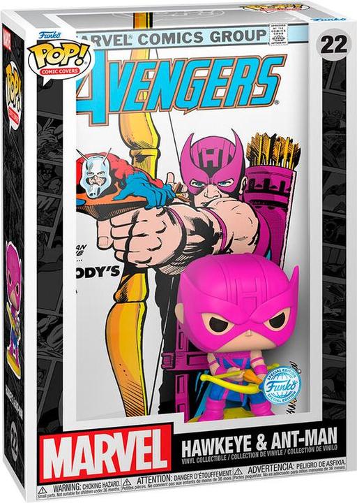 Actual product image Funko Pop Comic Cover!Marvel: Avengers -Hawkeye and Ant Man (Exc)