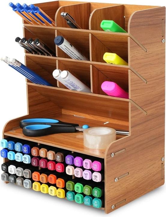 Produktbild Hermex Stiftaufbewahrung Bürotisch-Stifthalter Stiftebox Schreibtisch-Organizer Pen Desk-Organizer