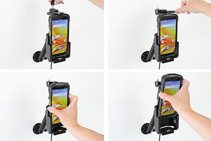 Actual product image Brodit 736310 Device holder Zebra TC73 / TC78