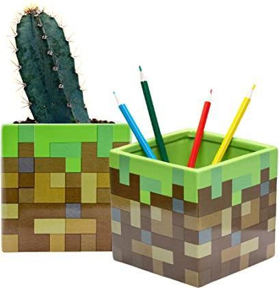 Produktbild Paladone Products Minecraft Grass Block Pen & Plant Pot